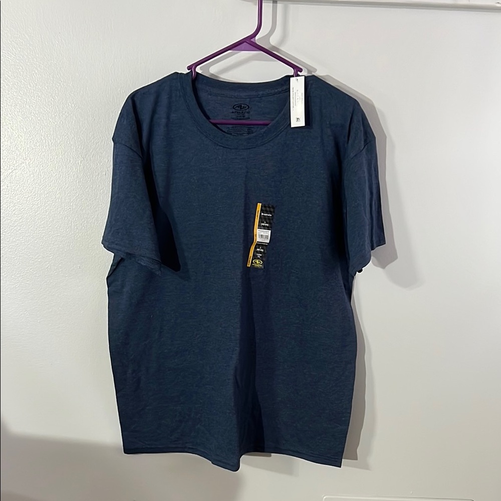 Athletic Works Blue Short Sleeve Tee